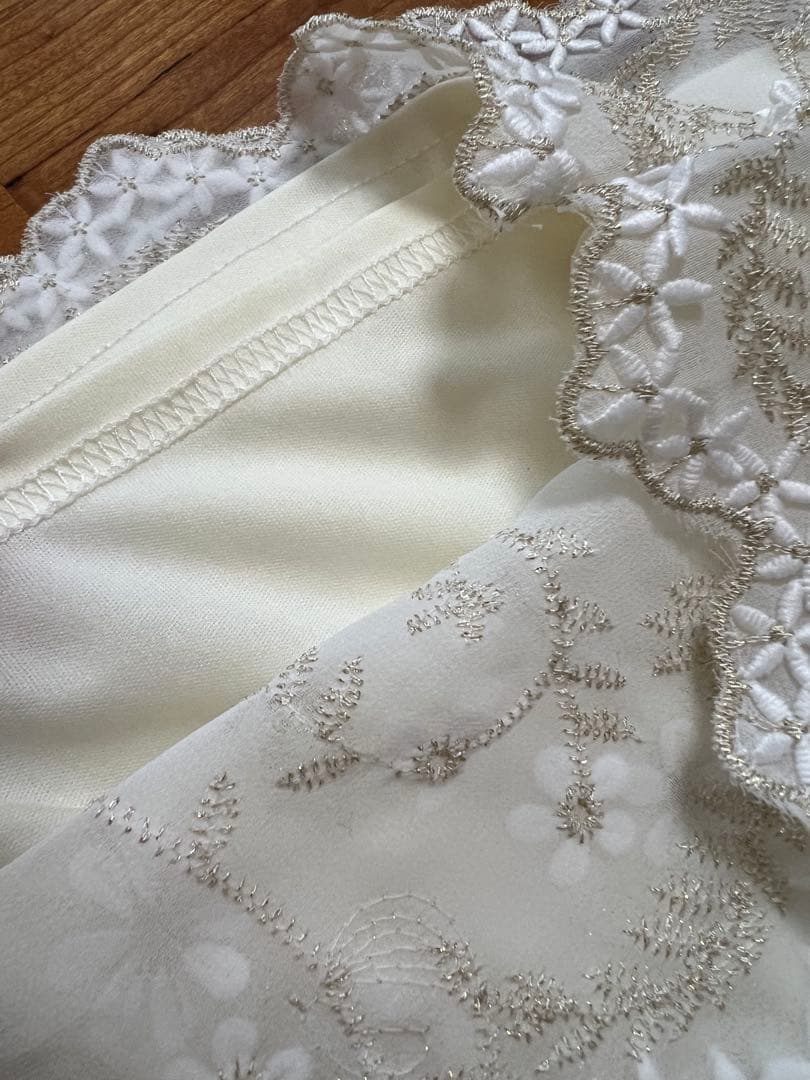 新品　mystic シャイニーフラワーサロペット