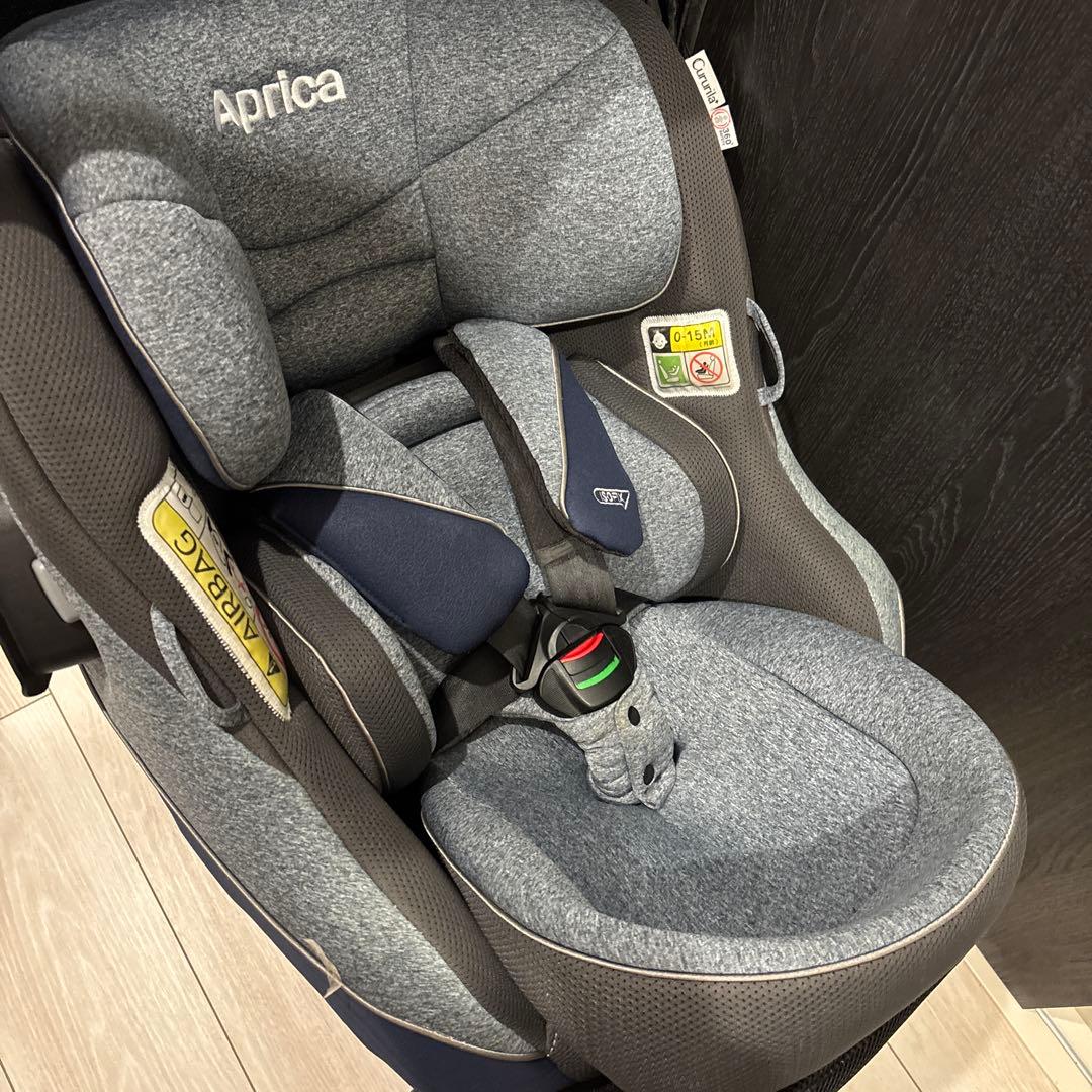 Aprica クルリラプラス360°セーフティ車用チャイルドシート　⭐︎取説付き