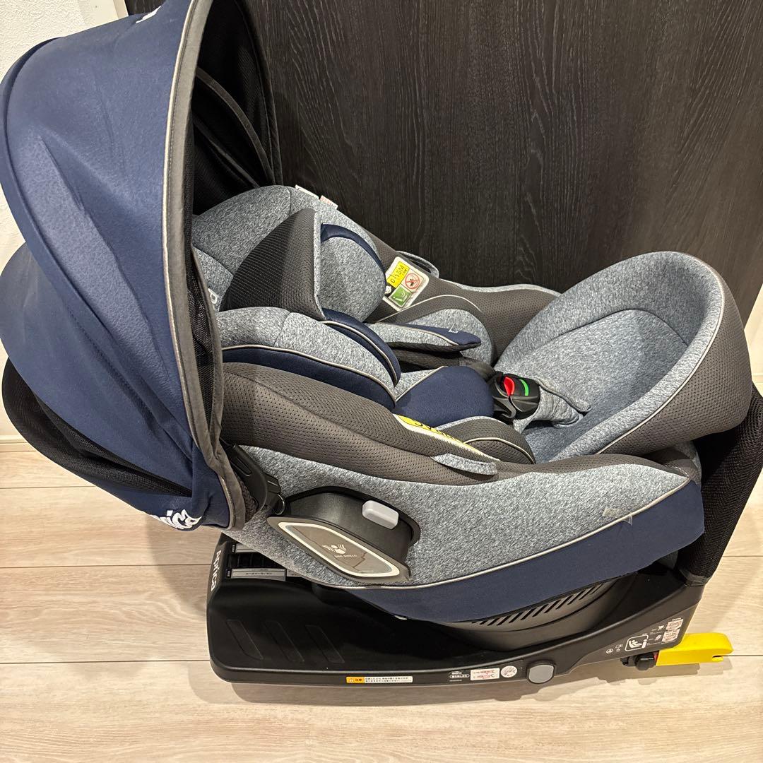 Aprica クルリラプラス360°セーフティ車用チャイルドシート　⭐︎取説付き