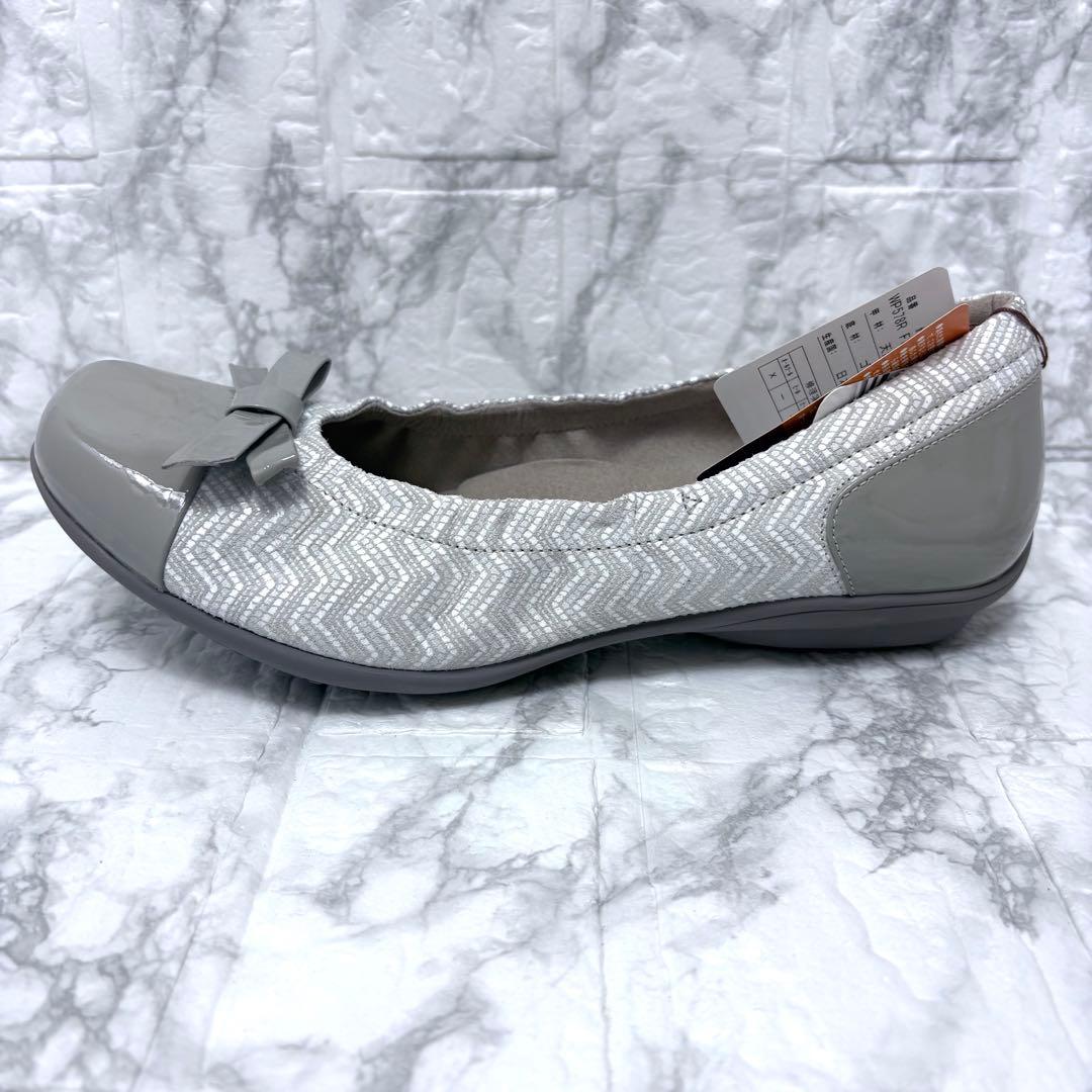 試着のみ極美品asics WALKING pedala フラットシューズ リボン