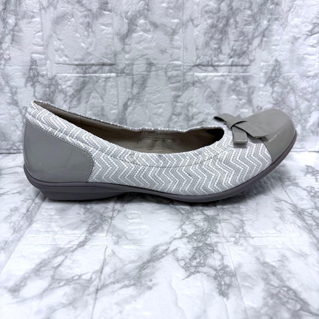 試着のみ極美品asics WALKING pedala フラットシューズ リボン