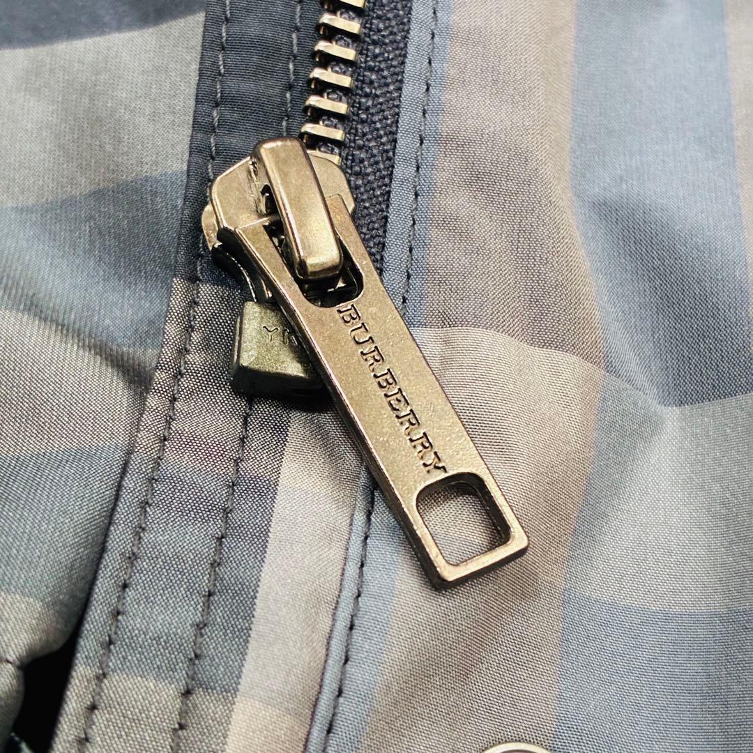 【希少美品】バーバリーロンドン　レインコート　ポリエステル　ノバチェック　44