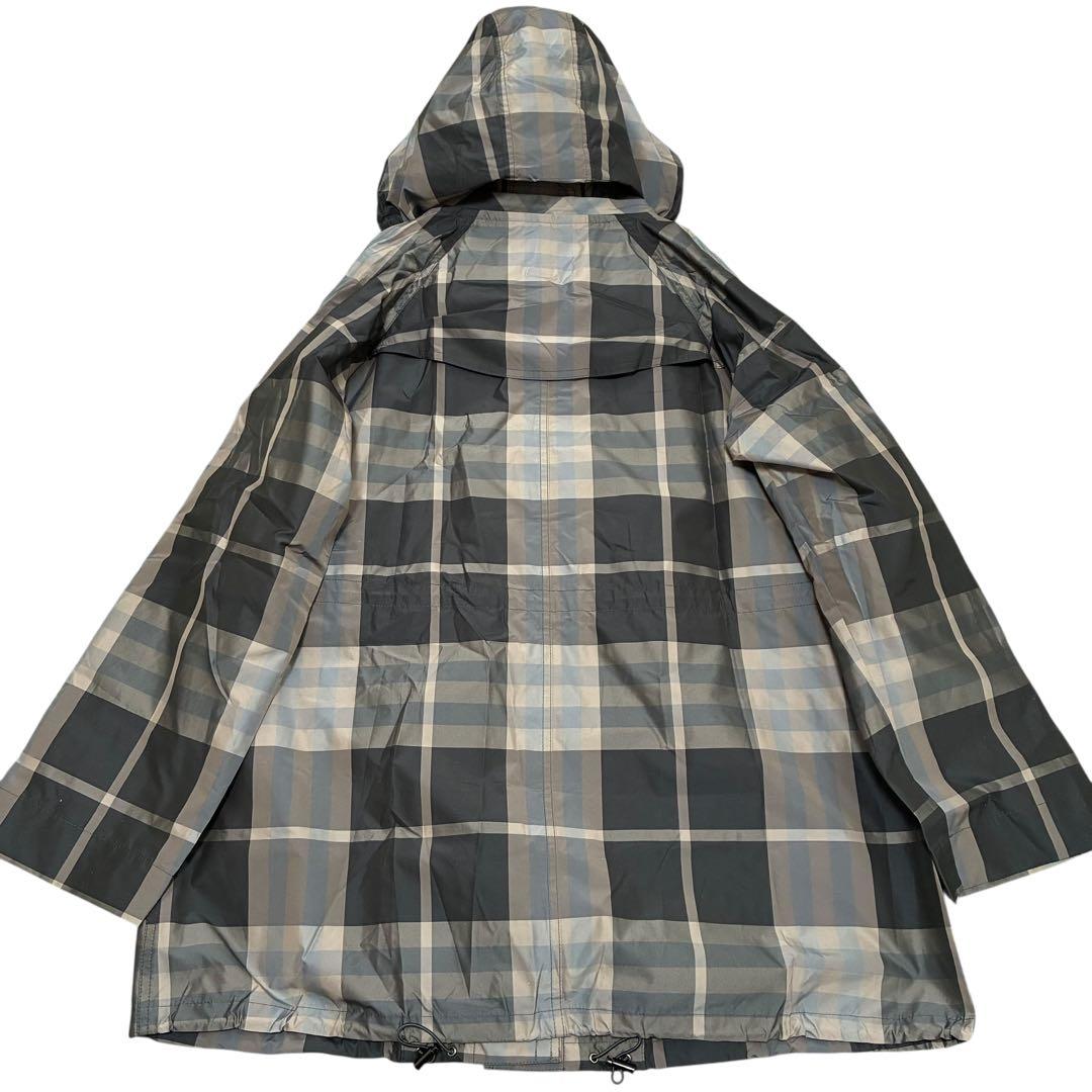 【希少美品】バーバリーロンドン　レインコート　ポリエステル　ノバチェック　44