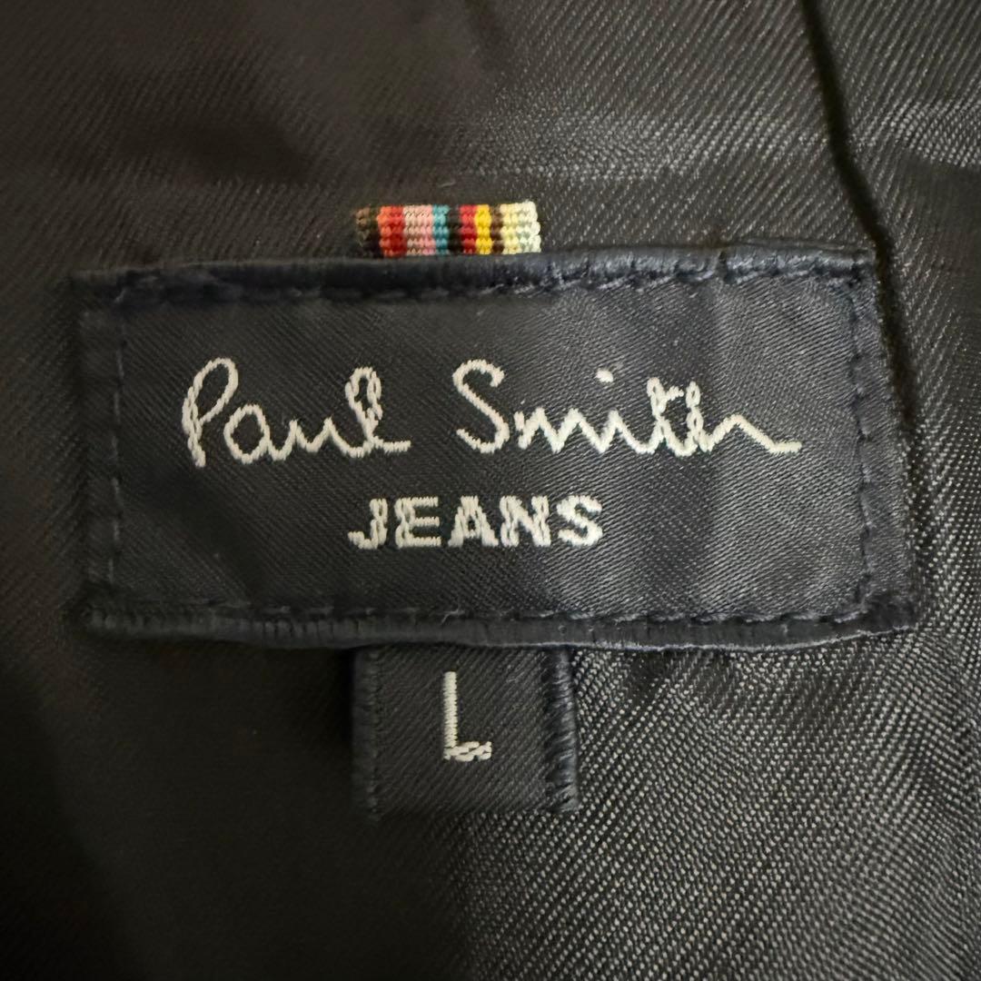 ポールスミス ジーンズ ゴアテックス 上質 Pコート ブラック Lサイズ
