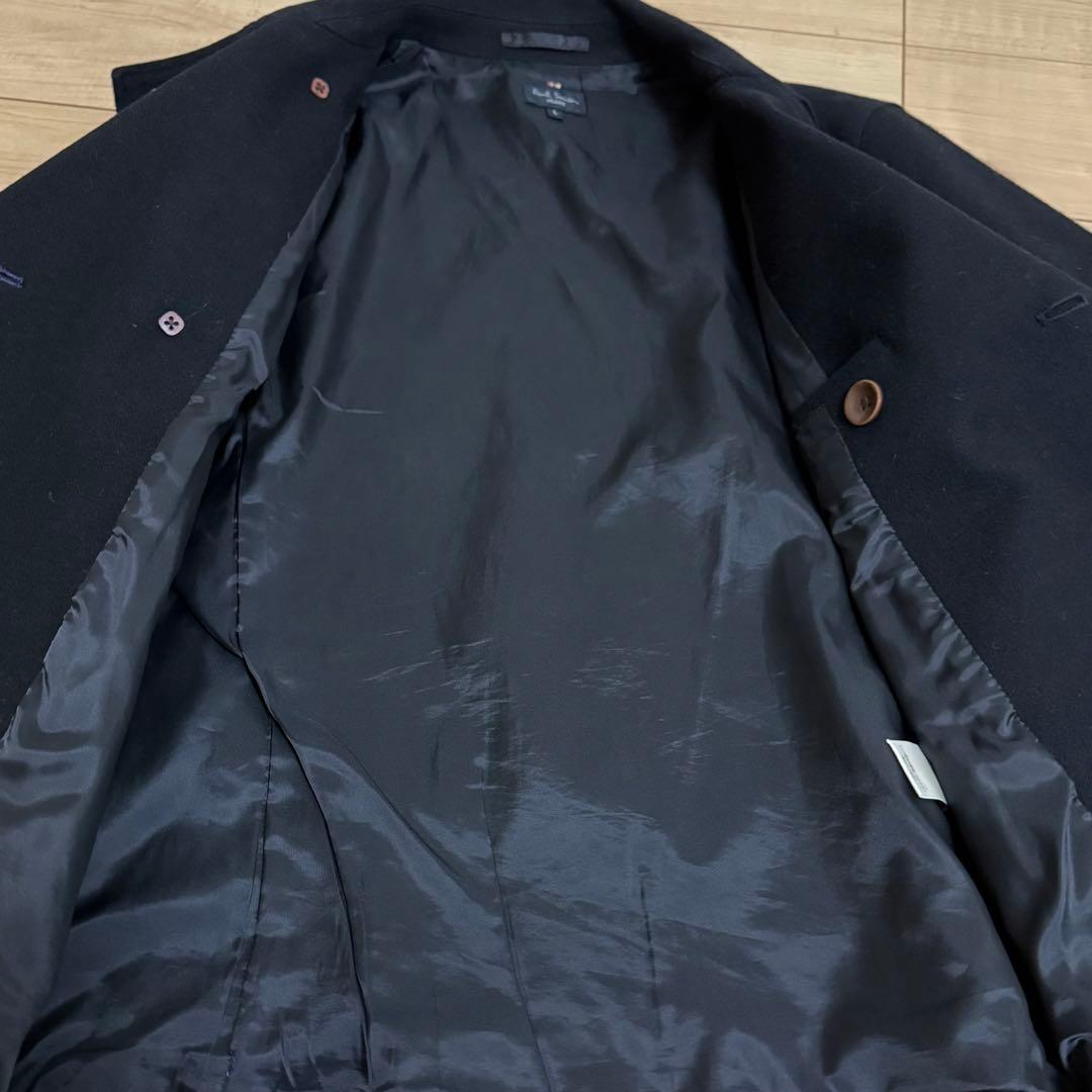 ポールスミス ジーンズ ゴアテックス 上質 Pコート ブラック Lサイズ