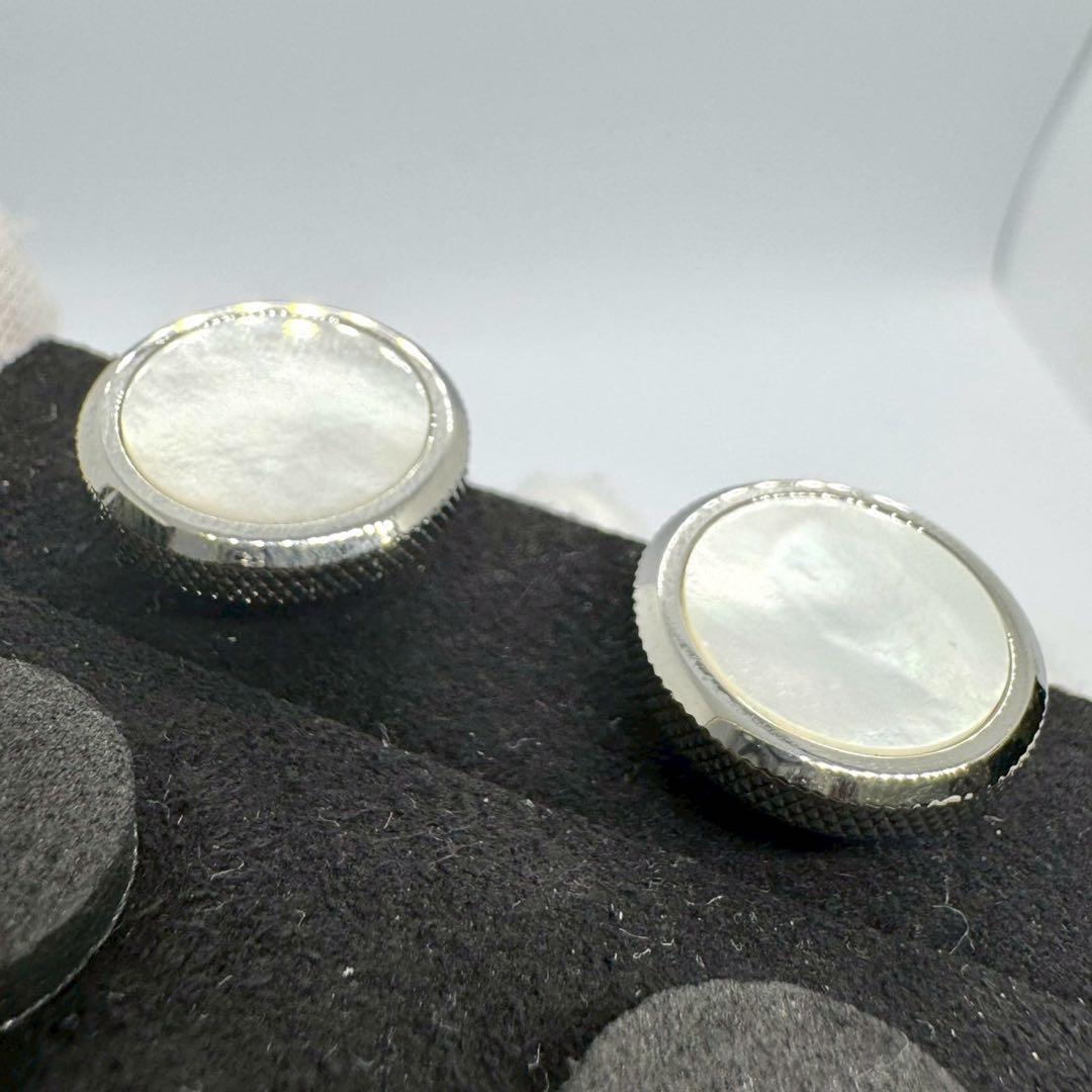 美品 アルフレッドダンヒル カフリンクス カフス シェル 2way 4個セット