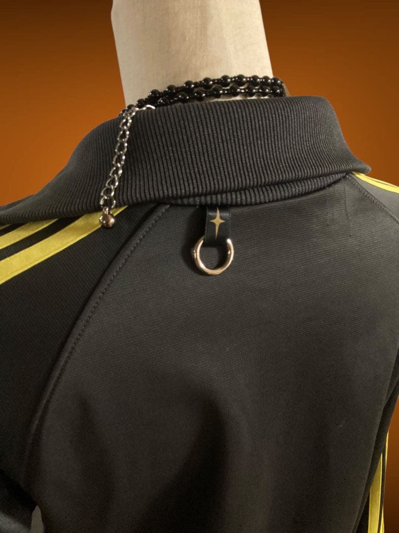 レアadidas平成ギャルy2kパンク古着屋フェアリーグランジトラックゴールド姫