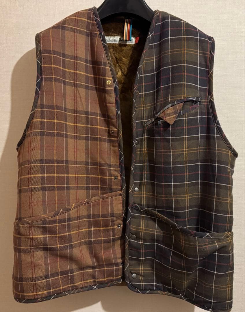 Barbour Paul Smith コラボ ベスト 36サイズ