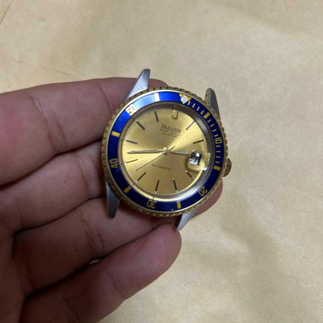 軽*沢様 中古メンズ ブローバ BULOVA ブランド 自動巻き腕時計