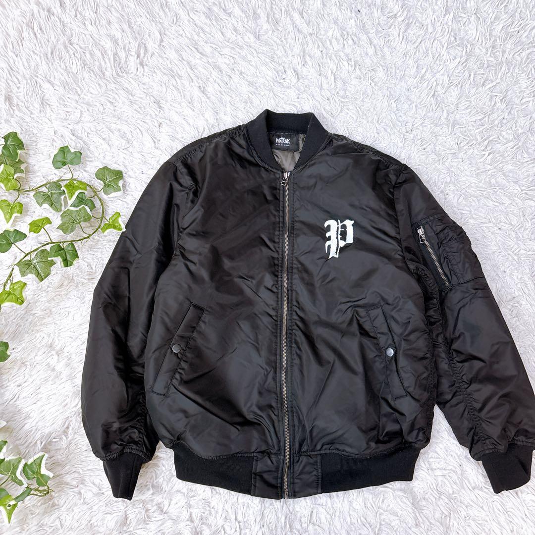 希少　PHATRNK ファットランク MA-1 ジャケット　ブラック　M