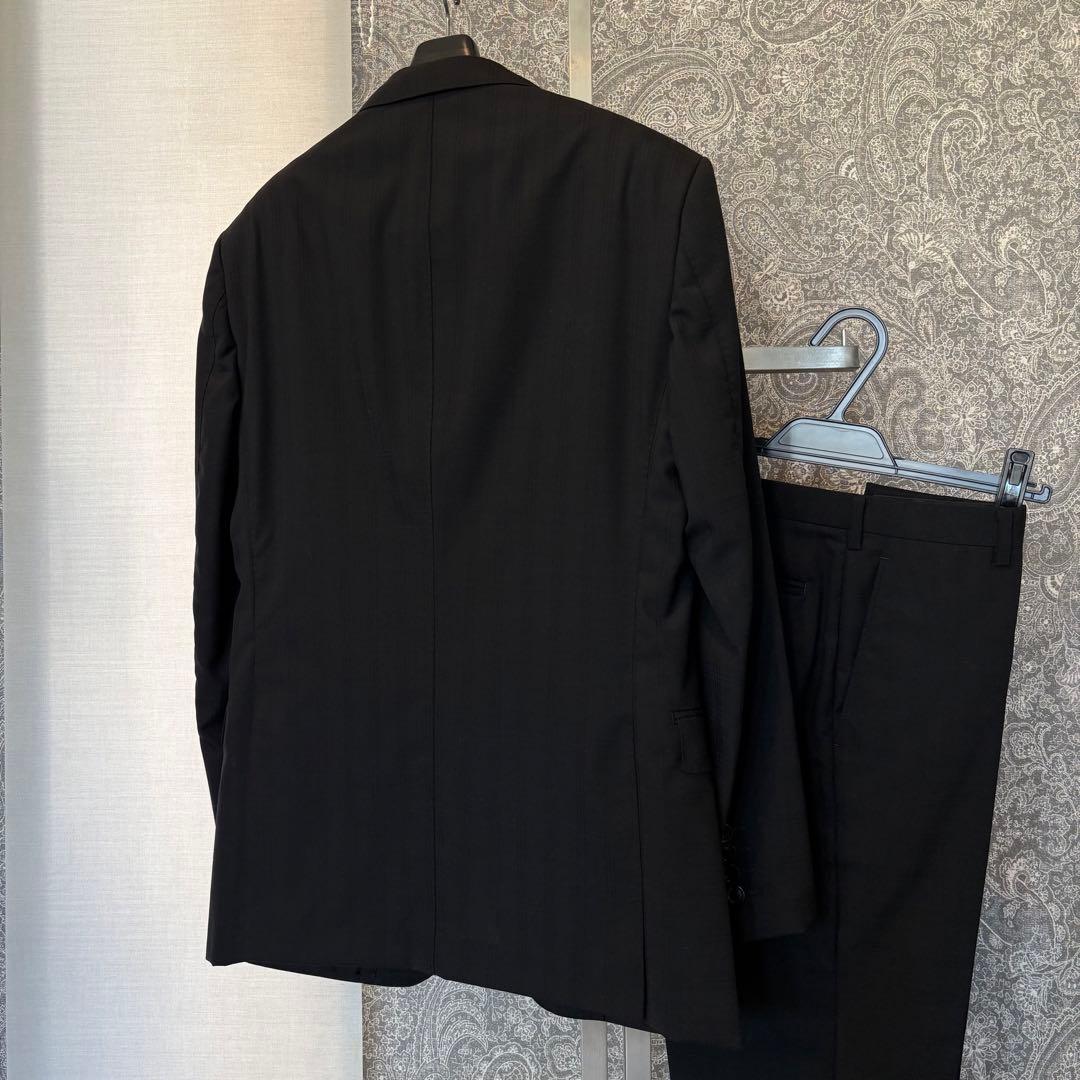 BURBERRY BLACK LABEL チェック柄 スーツ ブラック