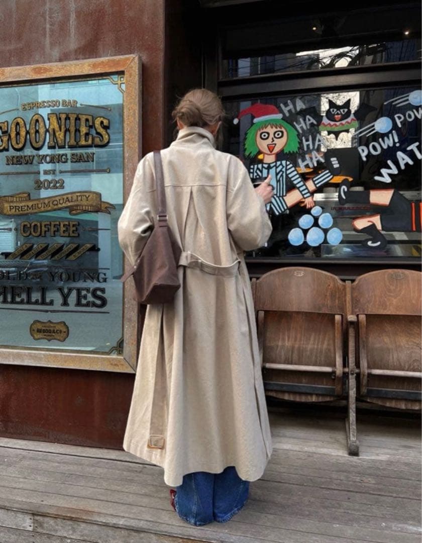 ウユ⭐︎新品♡Nalm. long trench coat♡