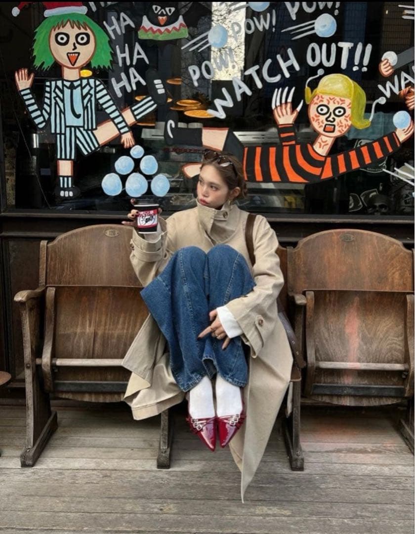 ウユ⭐︎新品♡Nalm. long trench coat♡