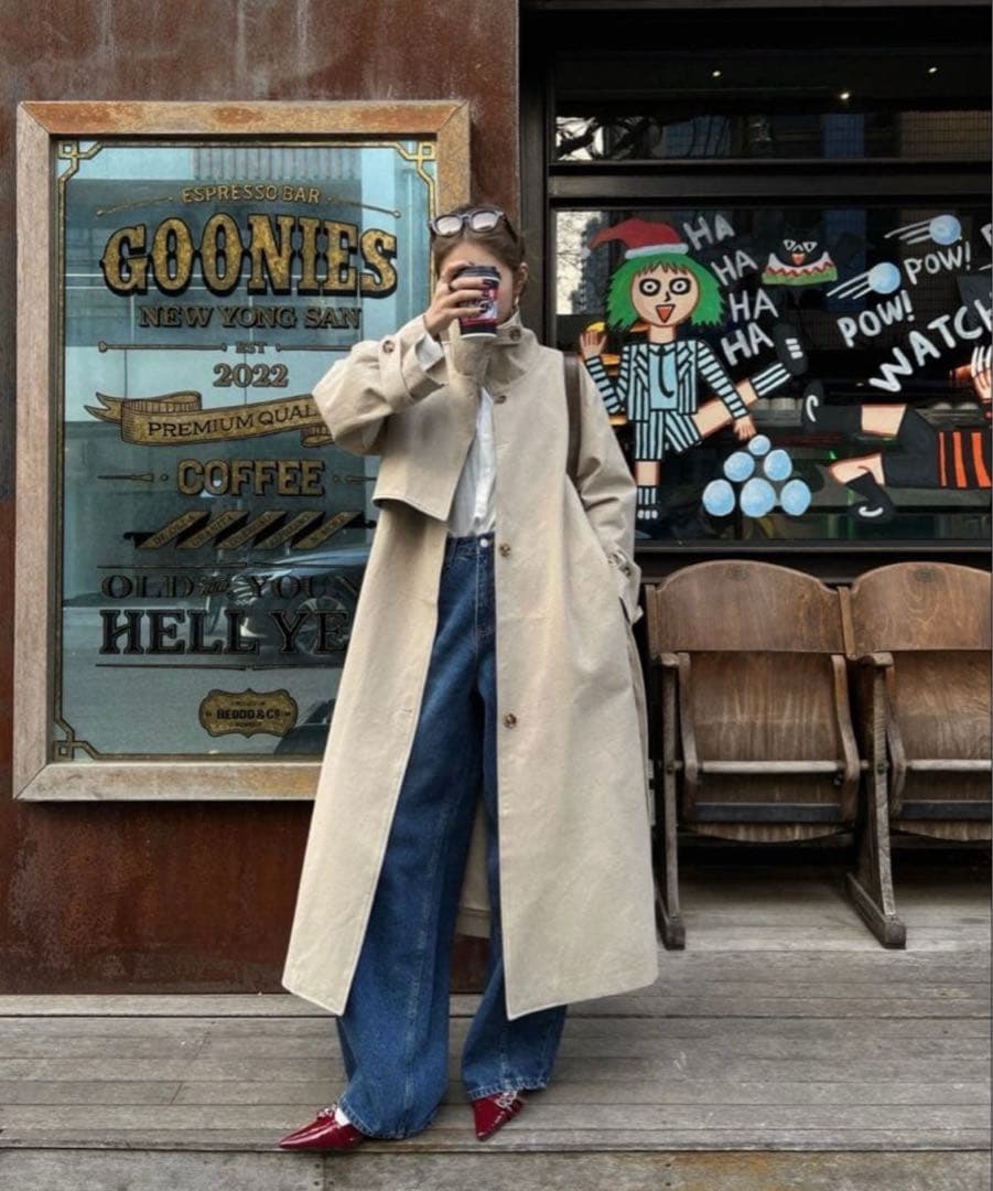 ウユ⭐︎新品♡Nalm. long trench coat♡