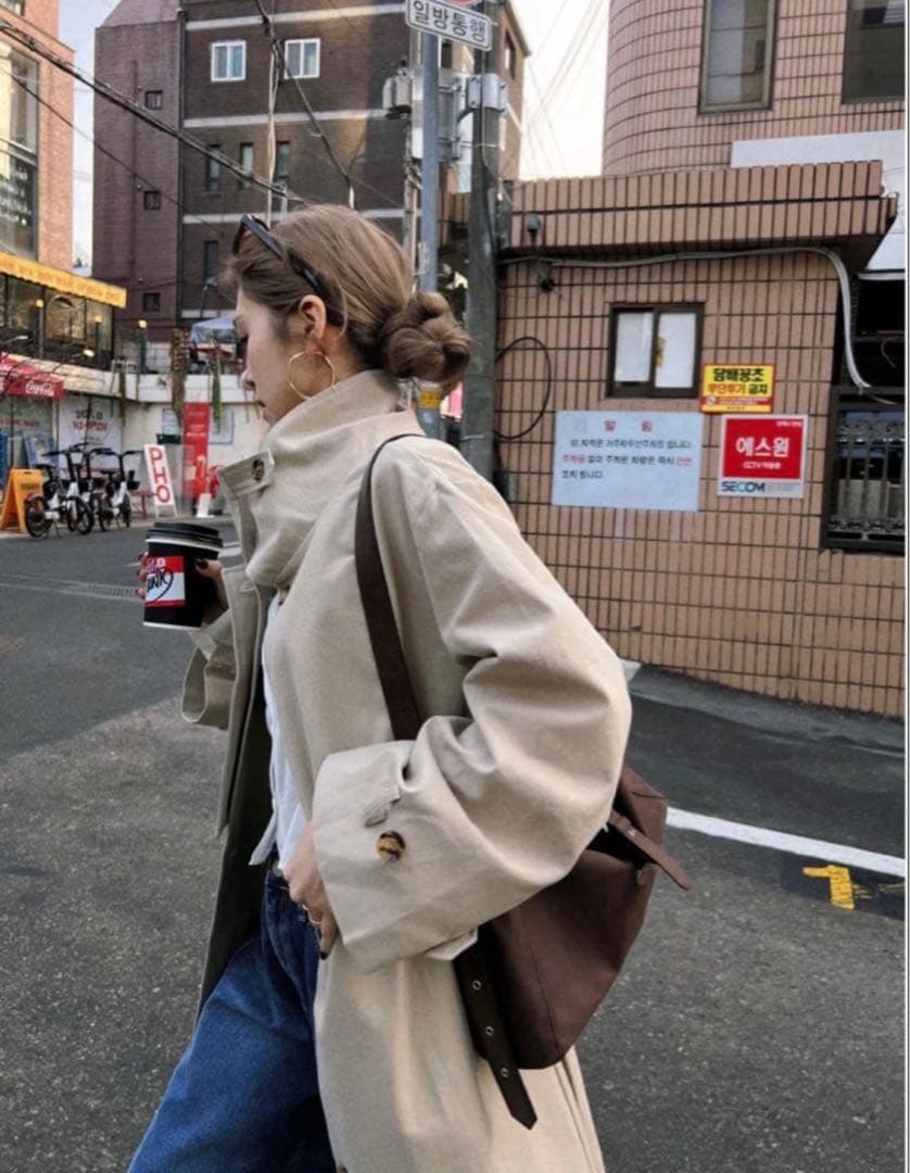 ウユ⭐︎新品♡Nalm. long trench coat♡