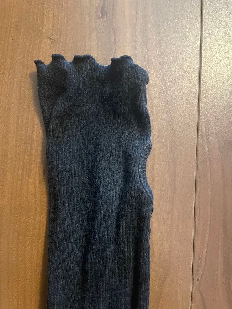 Aesynctx laced hand warmer ダークグレー