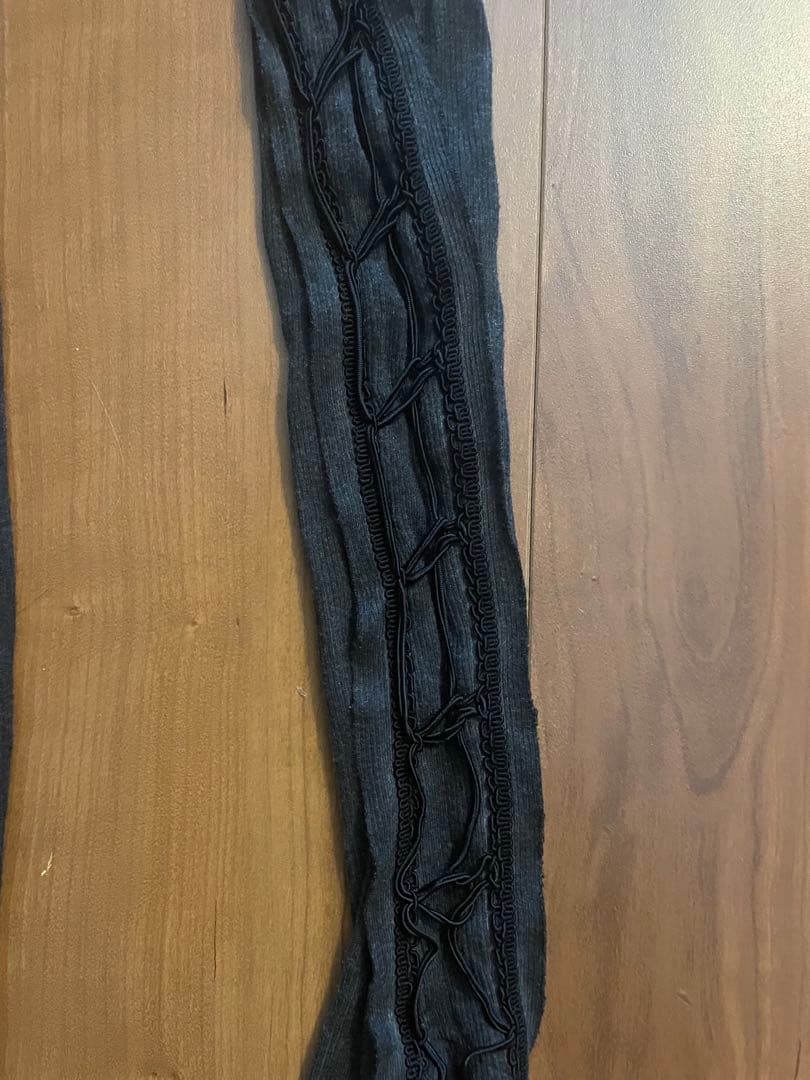 Aesynctx laced hand warmer ダークグレー