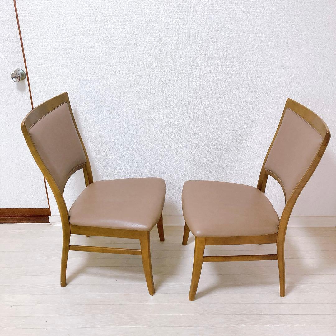 karimoku カリモク家具 ダイニングチェア 2脚セット オーク材 高級家具