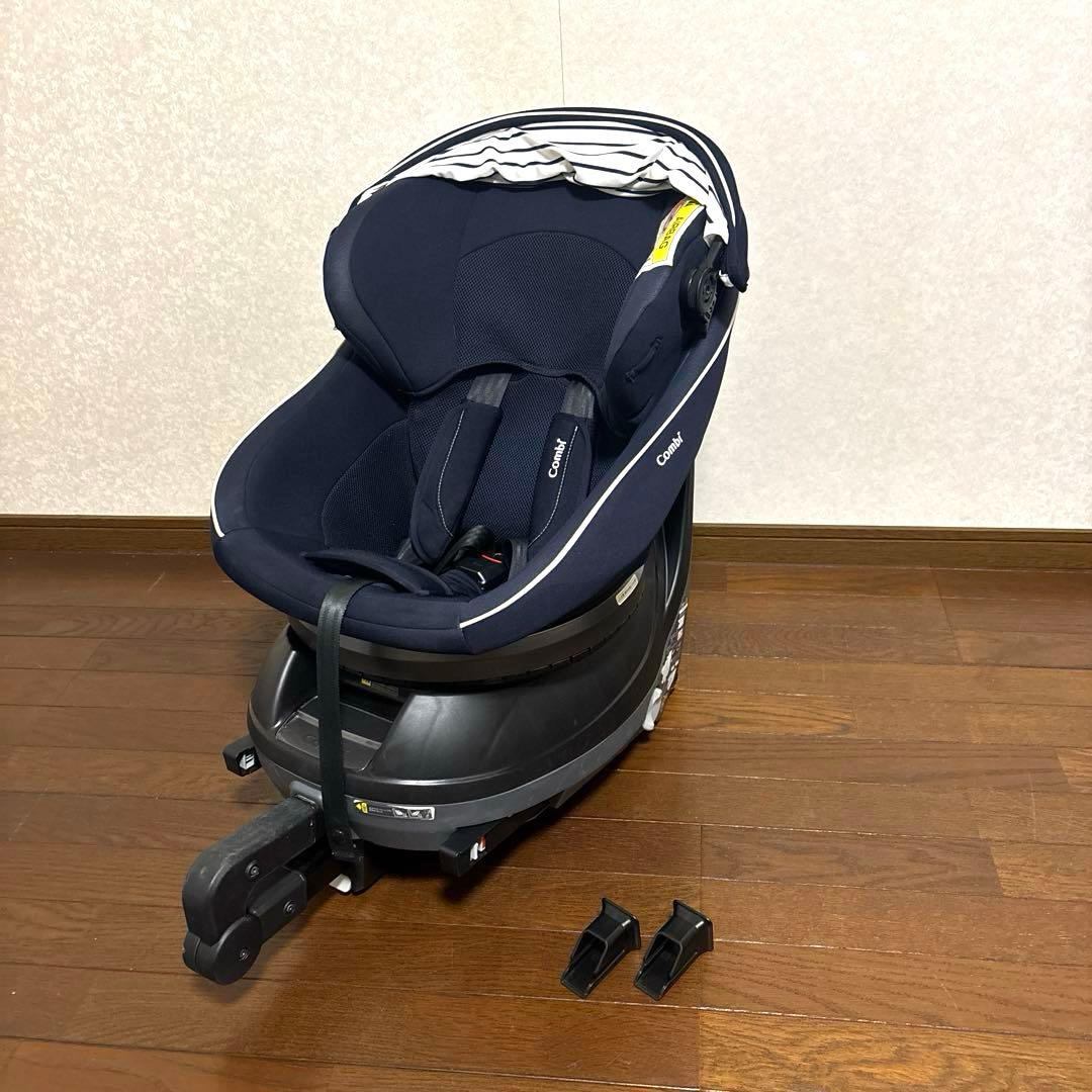 【良品】Combi クルムーヴスマート ISOFIX JJ-600 ネイビー