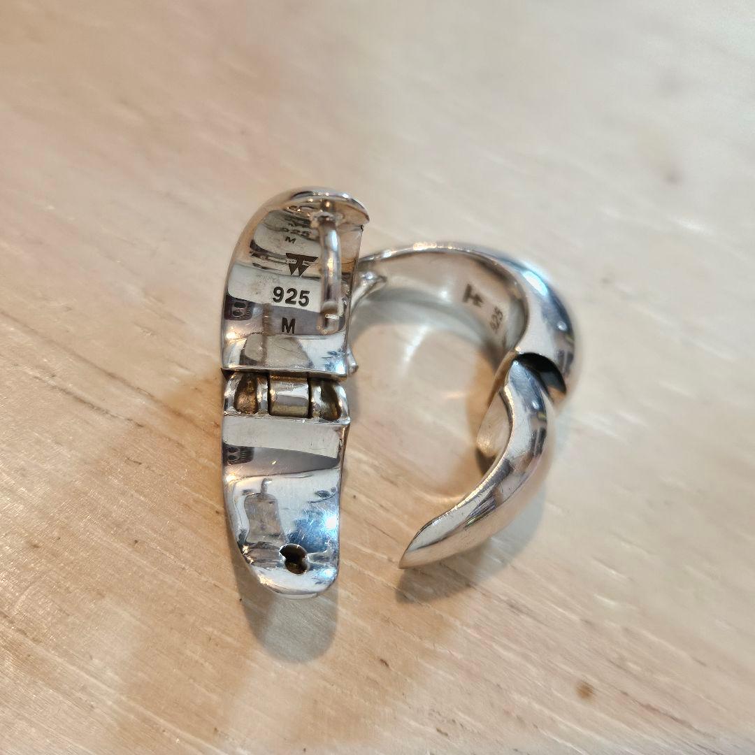 TOMWOOD シルバー アイスフープピアス　small