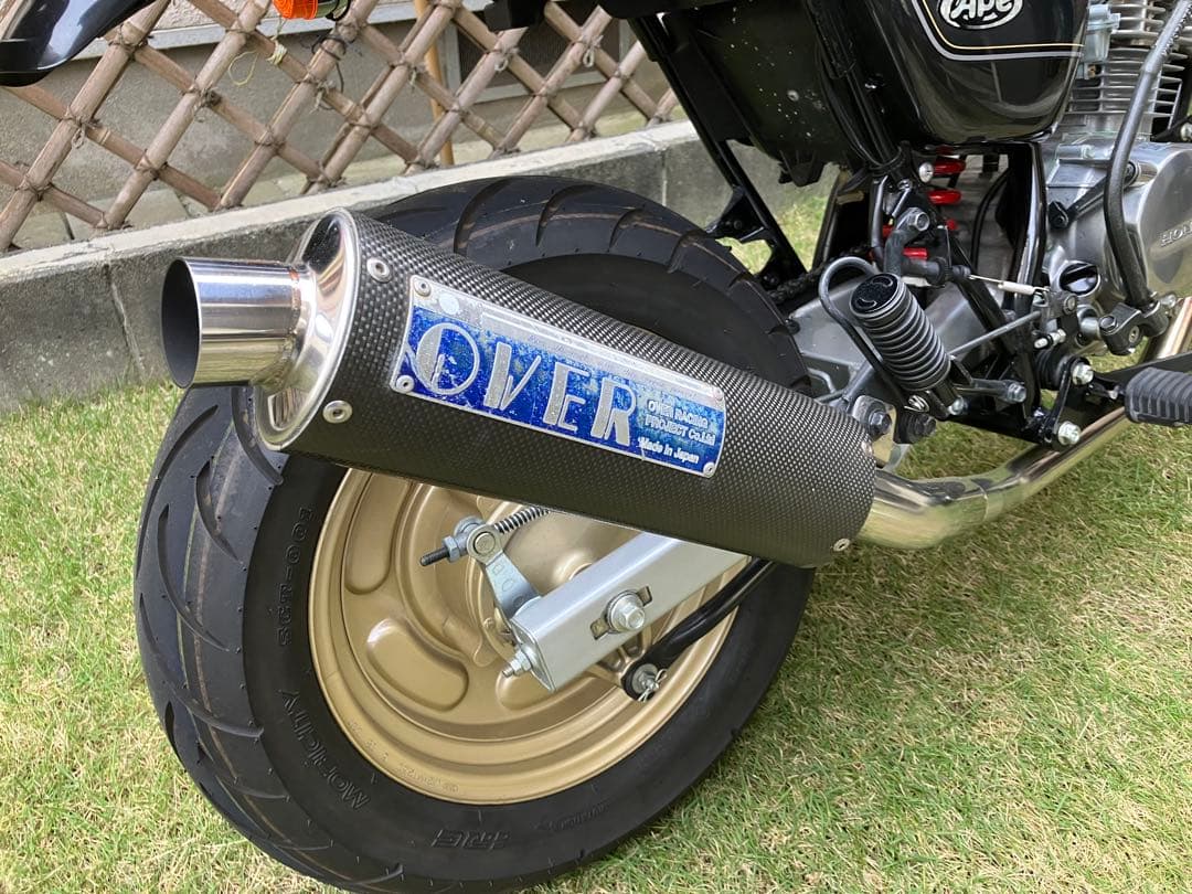 エイプ100 ＯＶＥＲマフラー