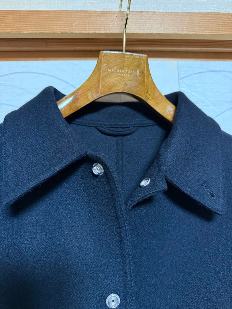 H BEAUTY&YOUTH ＜H＞ウールカシミヤ メルトンカバーオール