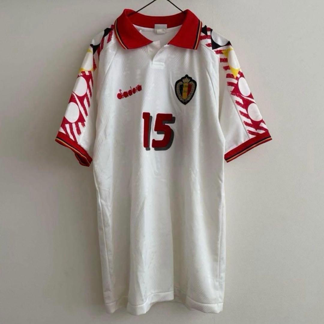 ベルギー代表　ディアドラ　ユニフォーム　古着　シャツ　ジャージ　ジャケット