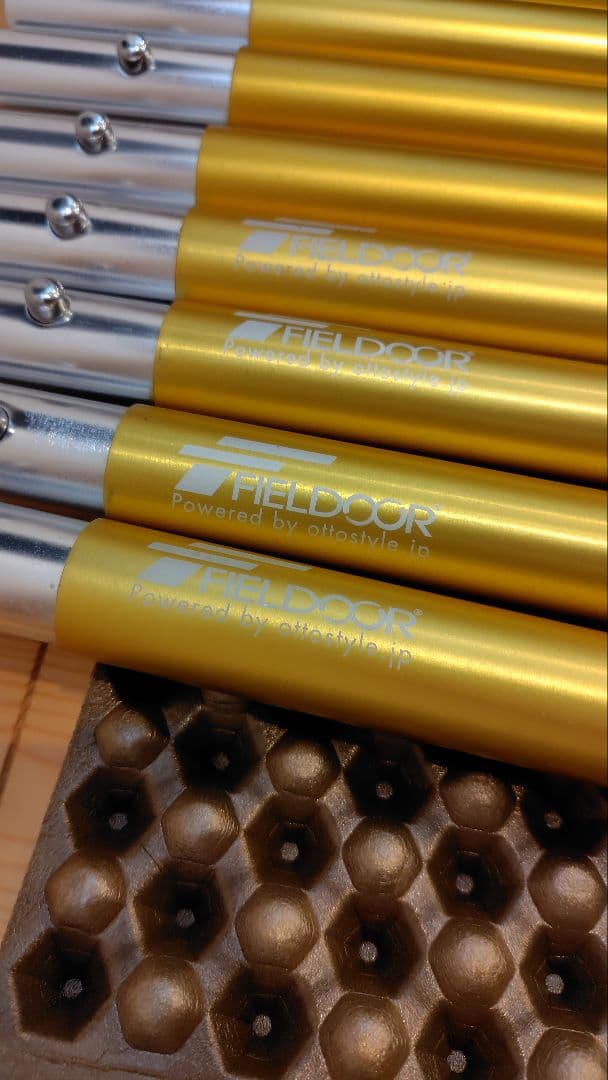 フィールドア アルミテントポール280 4本セット