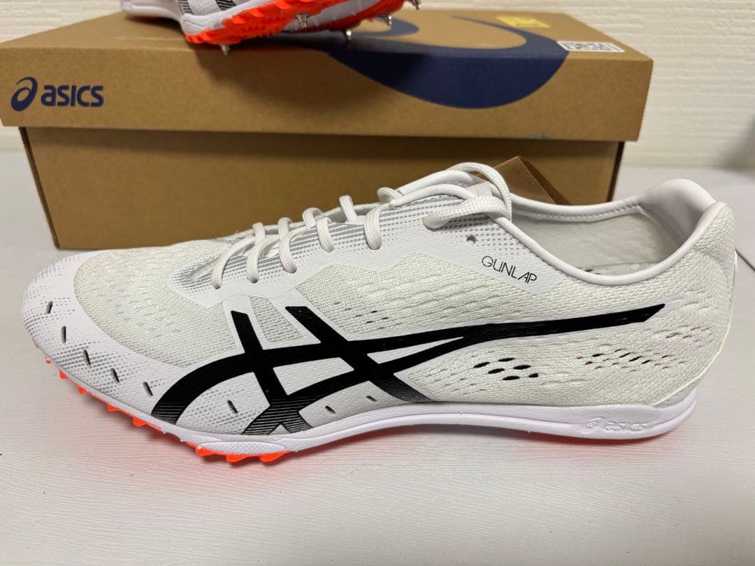 【新品】ASICS GUN LAP 3 スパイク28.0cm ホワイト 陸上