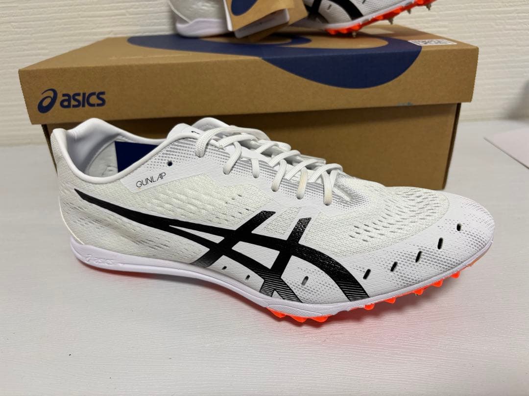 【新品】ASICS GUN LAP 3 スパイク28.0cm ホワイト 陸上