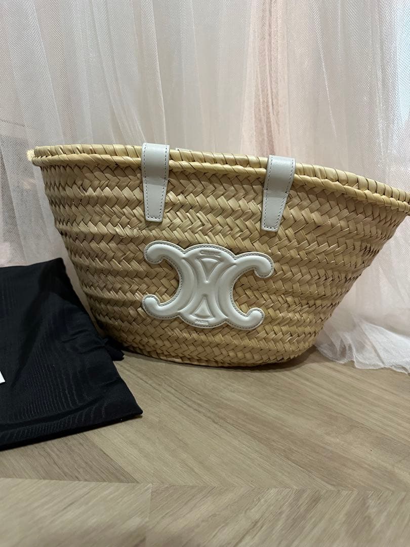 CELINE セリーヌティーントリオンフ クラシック パニエ　かごバッグ