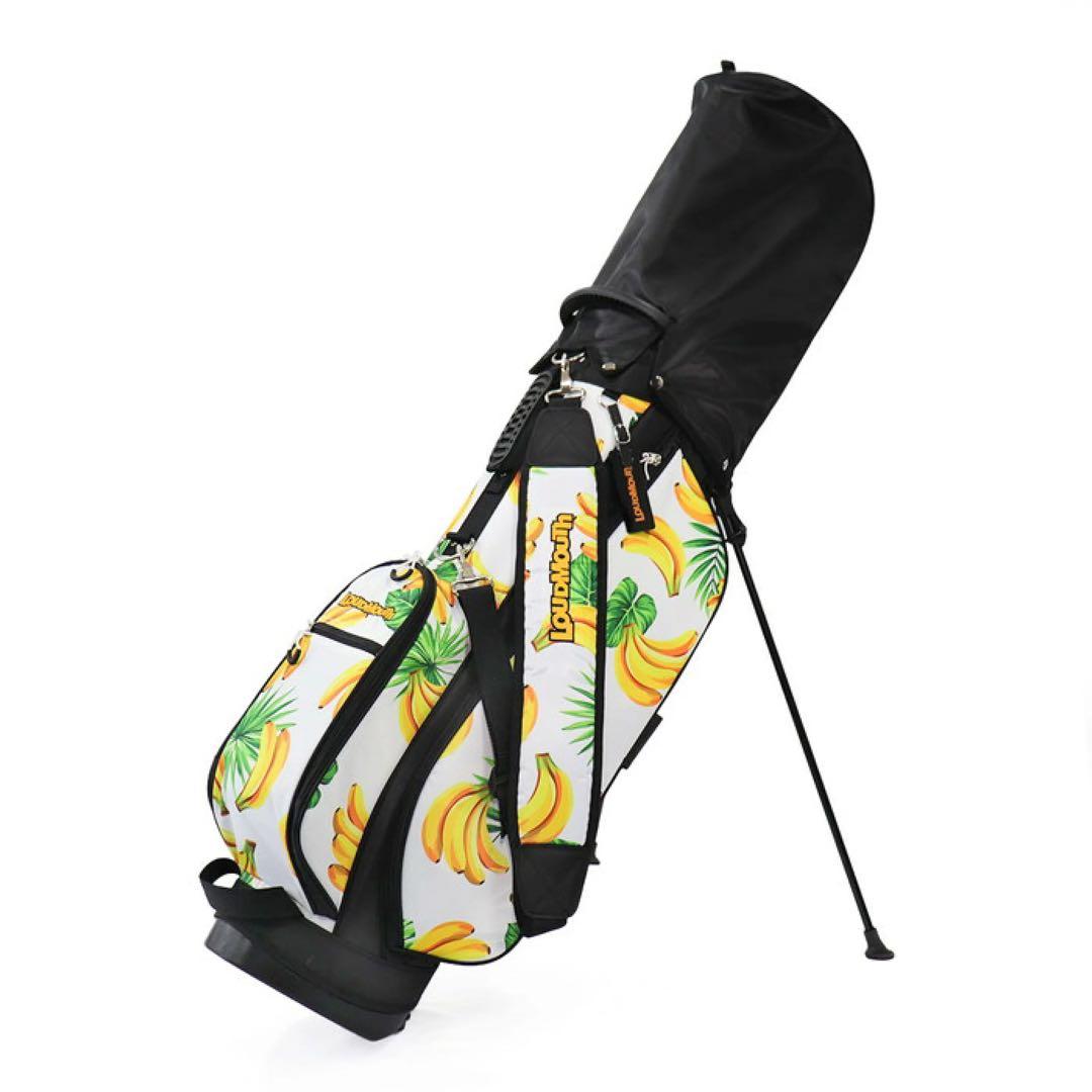 【新品】ラウドマウス キャディバッグ 8.5型 310 バナナホワイト 0031