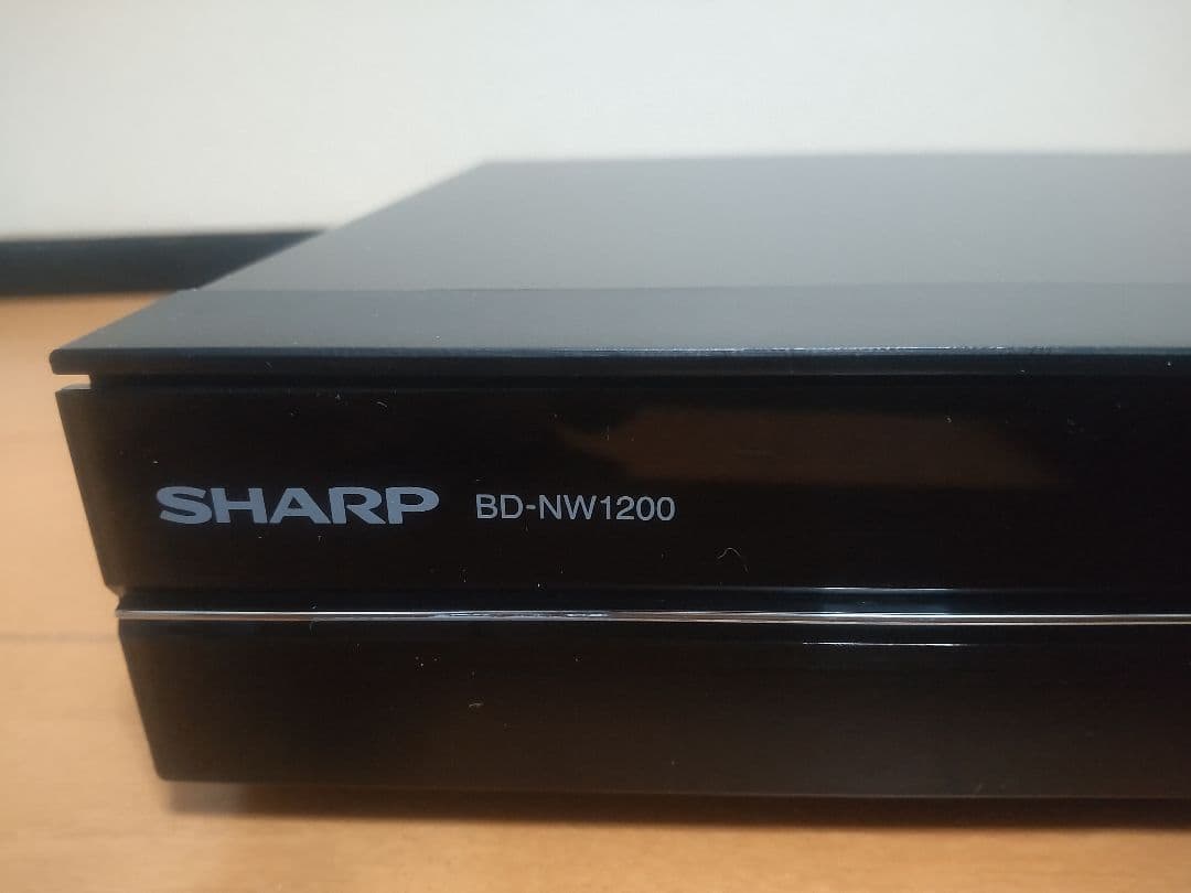 シャープ　AQUOS　BD―NW1200 1TB プチメンテ済み