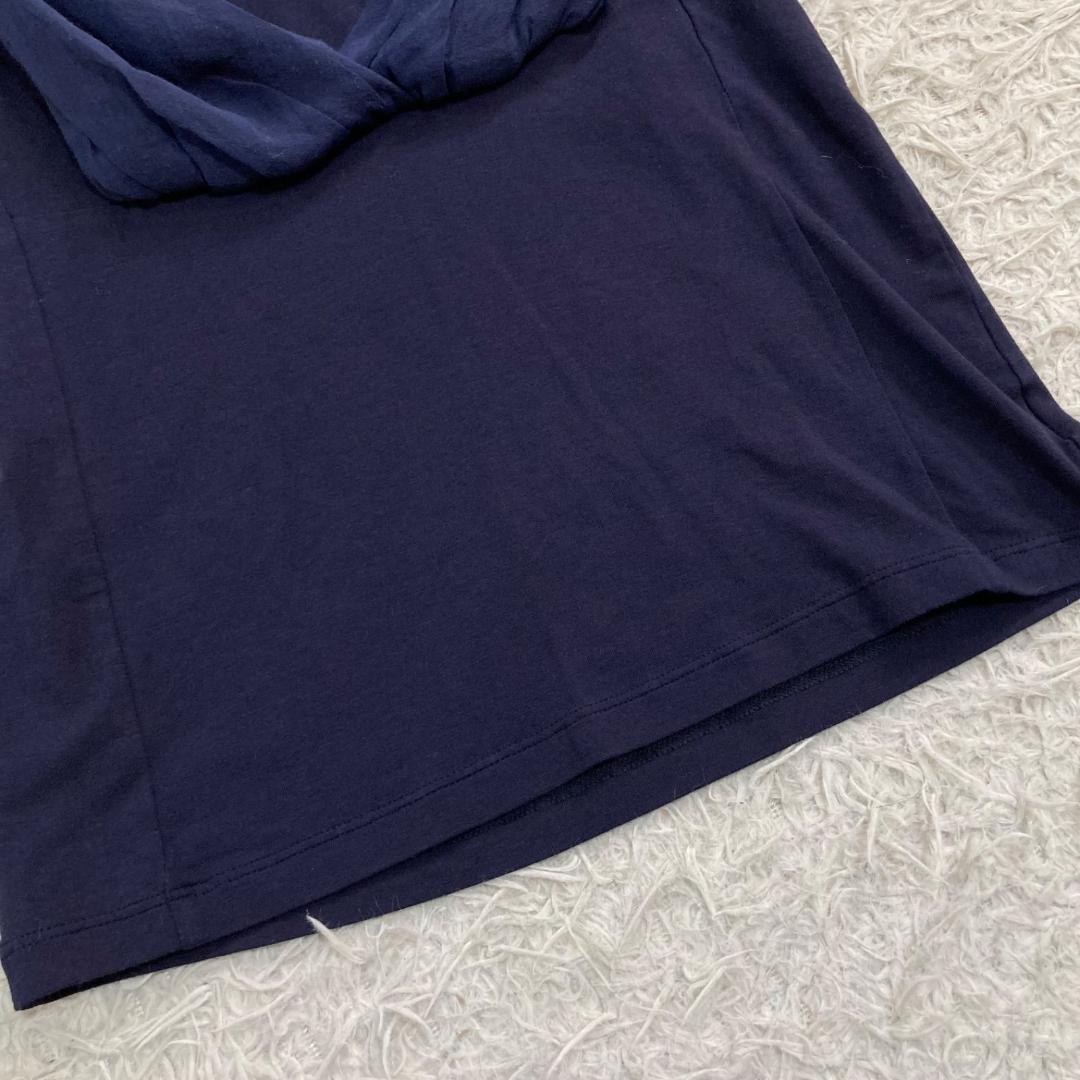 17462✨ブルネロクチネリ シフォン デザイン ドッキング チュニック M