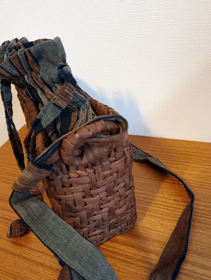 山葡萄 籠 ポシェット ショルダー 山ぶどう 作家さん