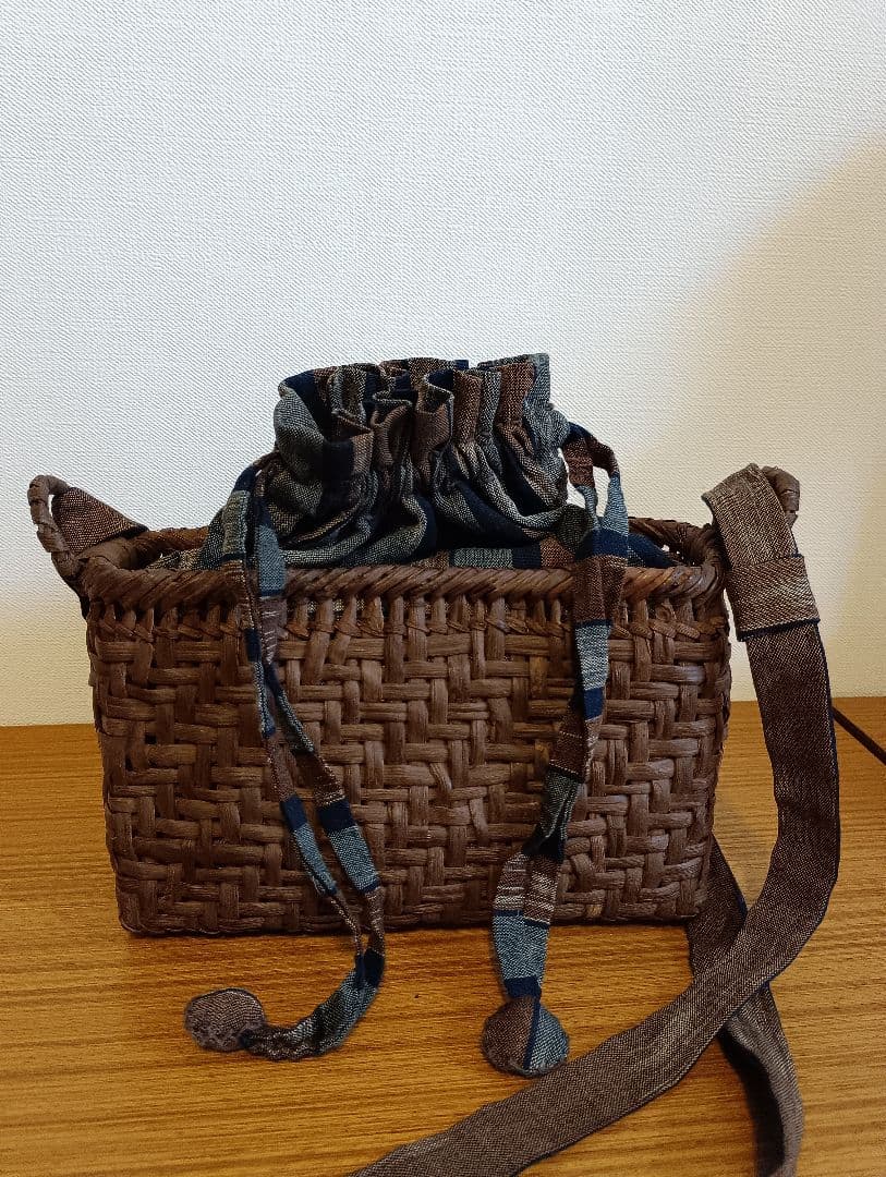 山葡萄 籠 ポシェット ショルダー 山ぶどう 作家さん