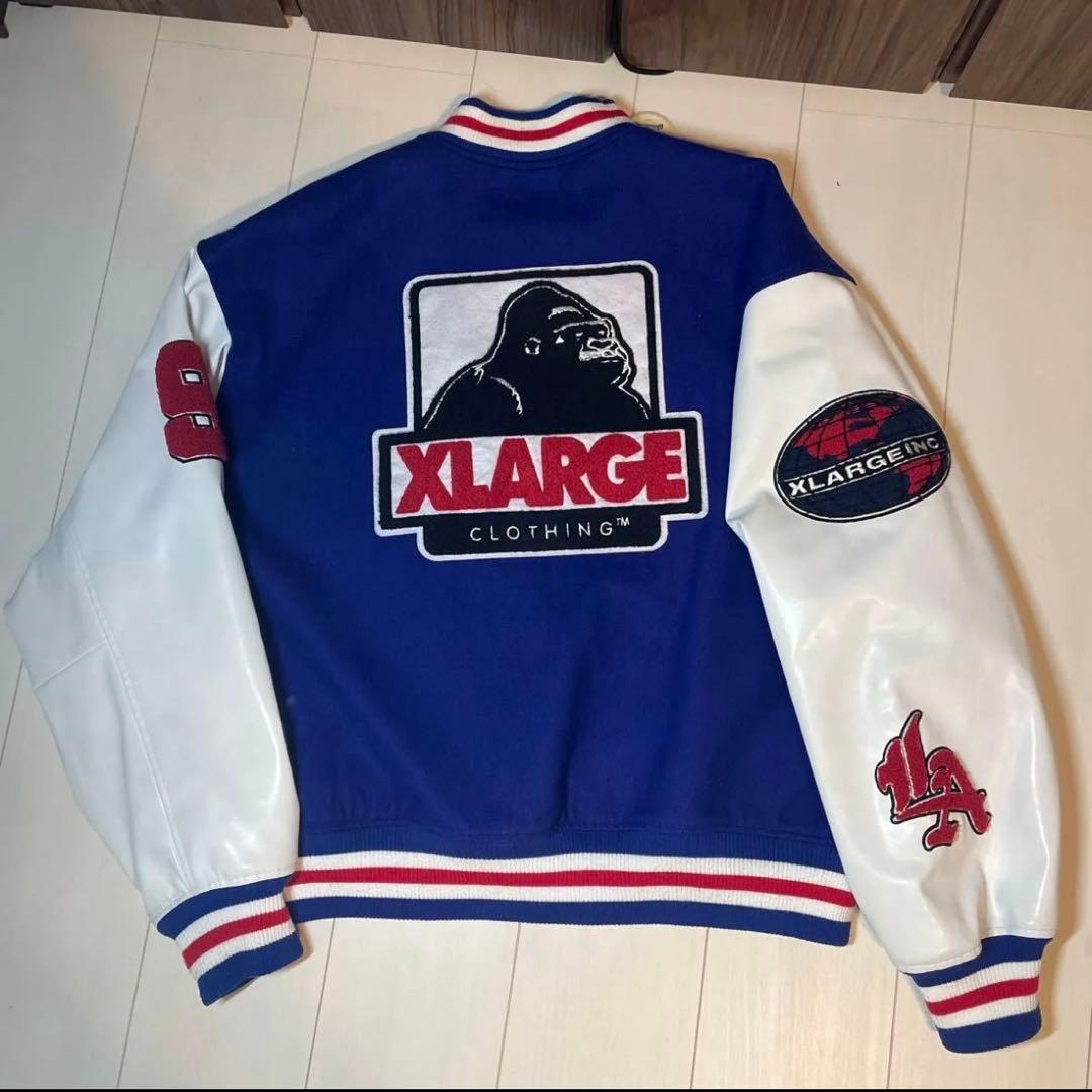 xlarge スタジャン エクストララージ og logo varsity