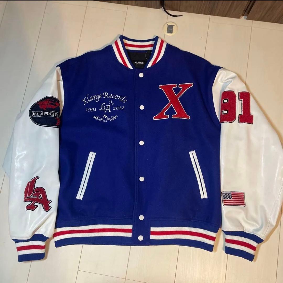 xlarge スタジャン エクストララージ og logo varsity