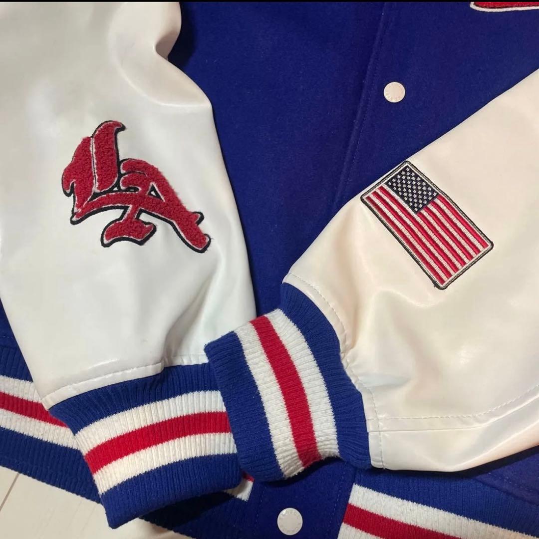 xlarge スタジャン エクストララージ og logo varsity