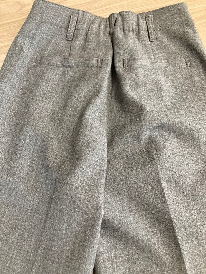 【美品】Spick and Span ハイブリッドダブルクロスワンタックパンツ