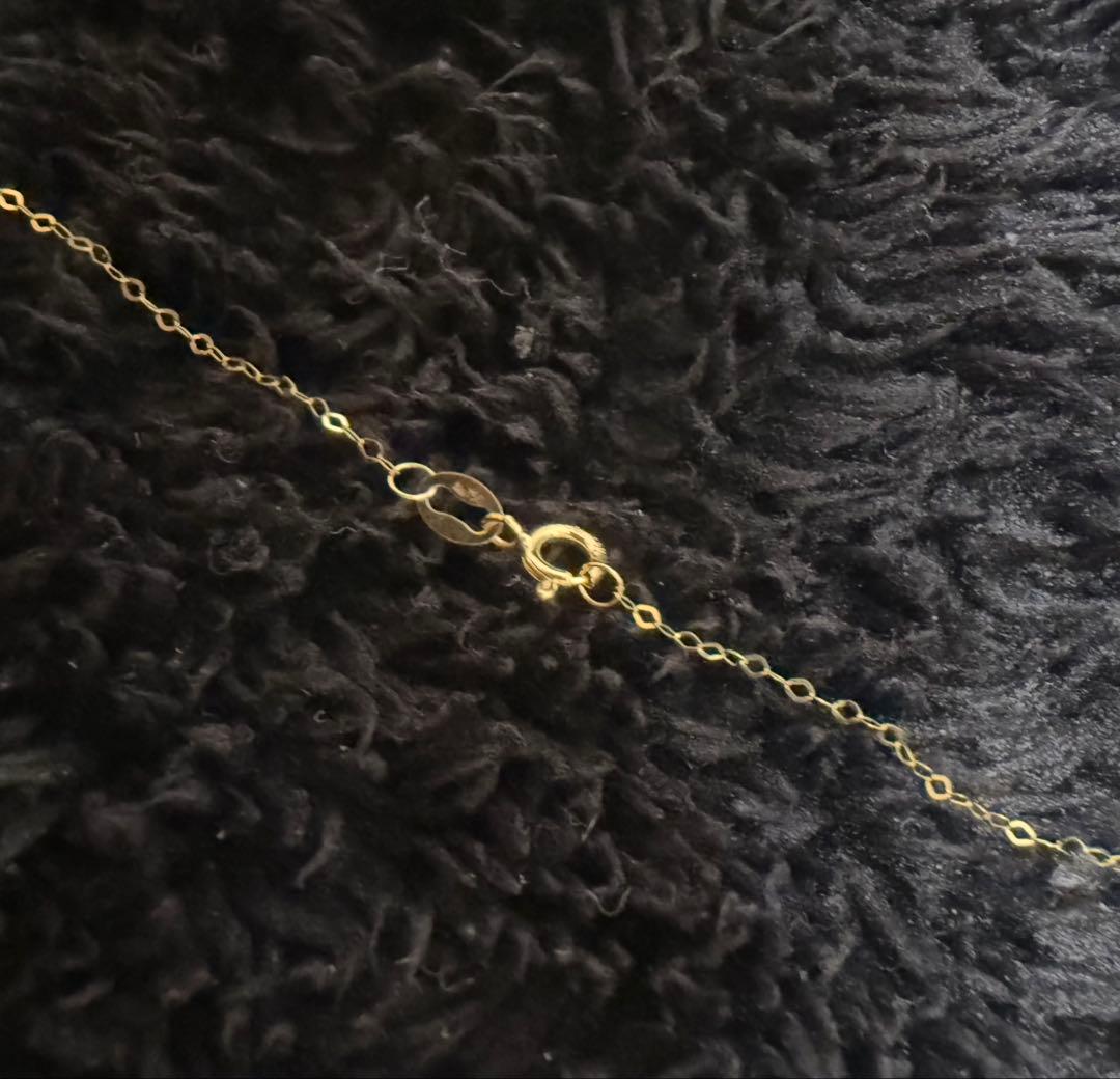 未使用K18 ゴールド チェーンネックレス 刻印あり　K18金イエローゴールド