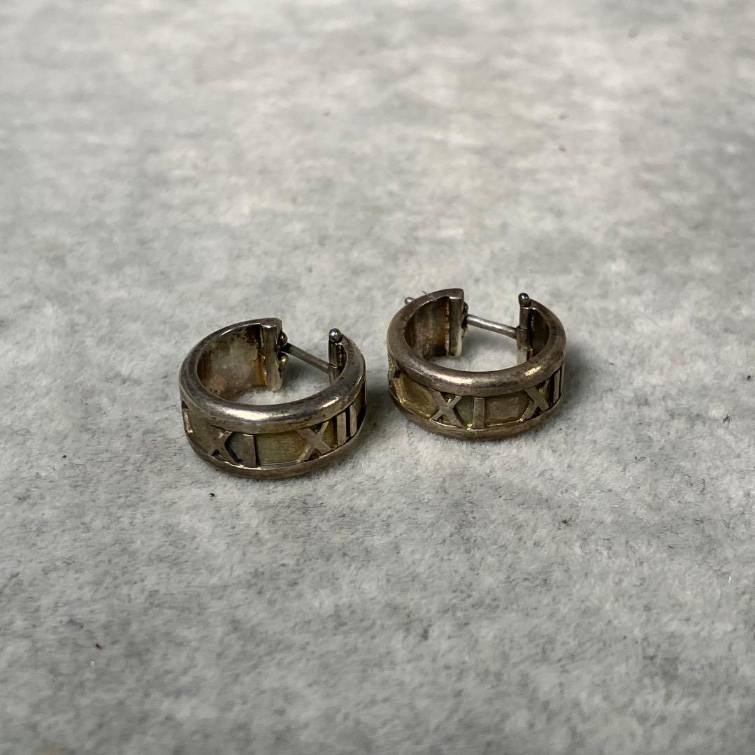 Tiffany アトラス フープピアス シルバー925