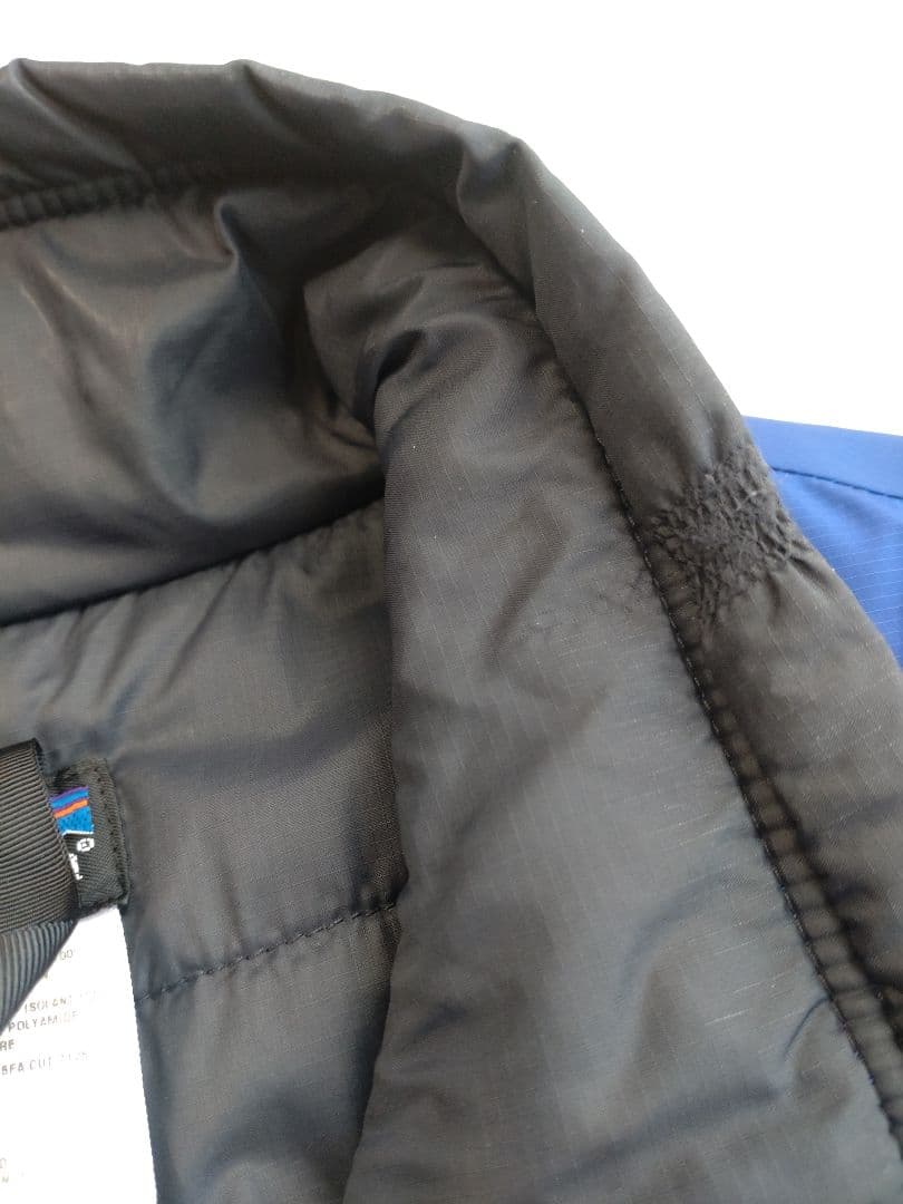 【美中古】パタゴニア　パフボール　ベスト　ブルー　メンズS