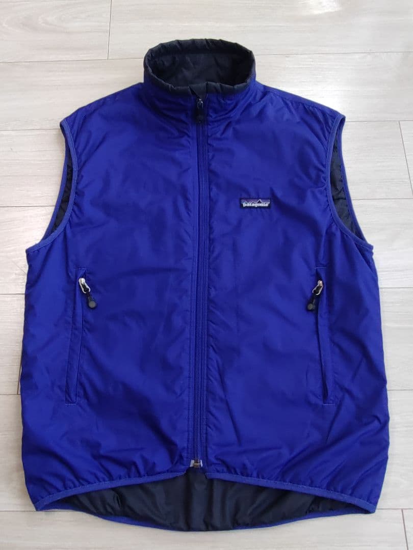 【美中古】パタゴニア　パフボール　ベスト　ブルー　メンズS