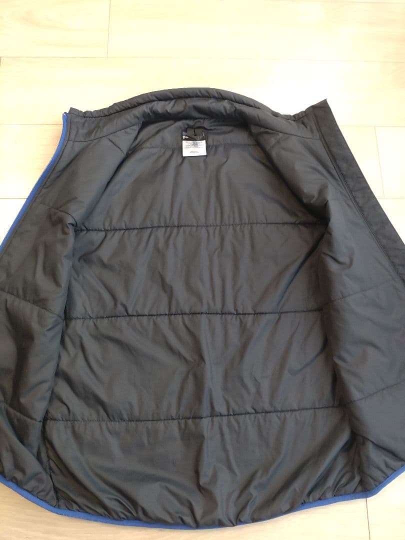 【美中古】パタゴニア　パフボール　ベスト　ブルー　メンズS