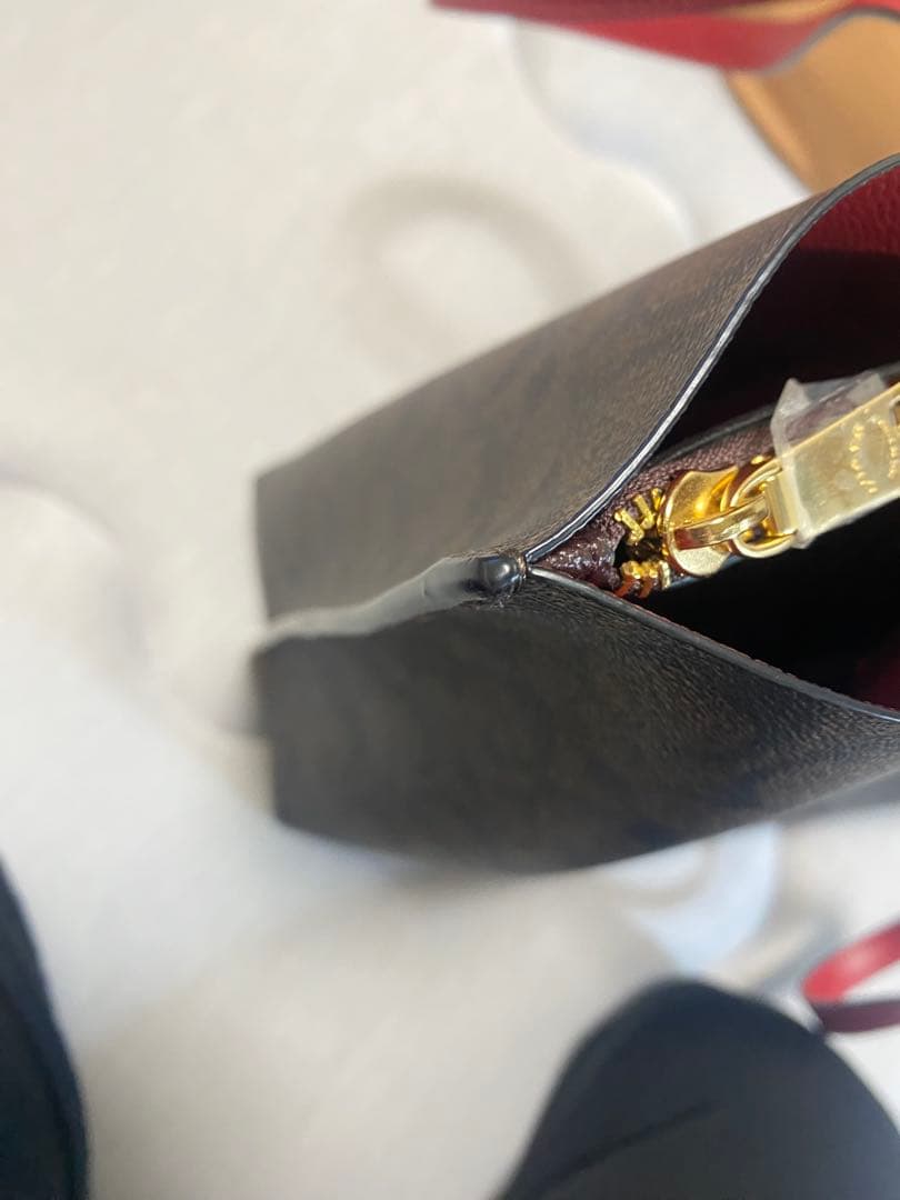 MyB@g(*☻-☻*) COACH トートバッグ ブラウン/レッド