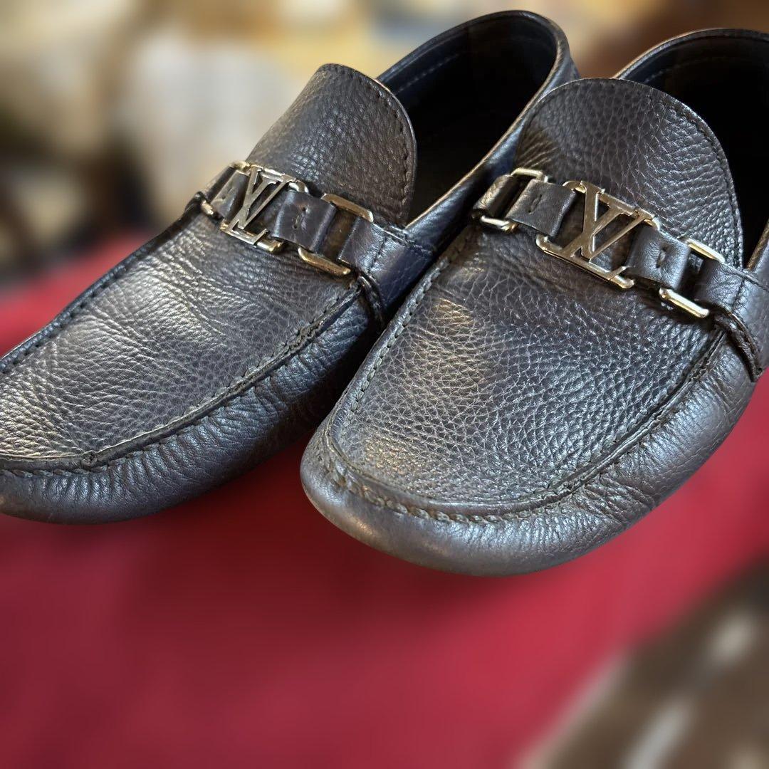 Louis Vuitton 濃紺 ローファー