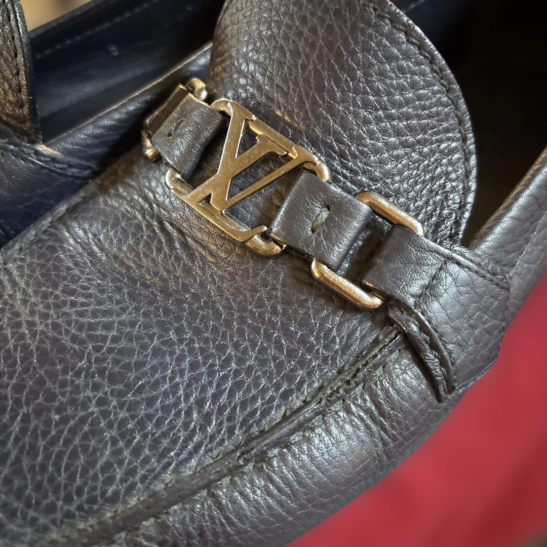 Louis Vuitton 濃紺 ローファー