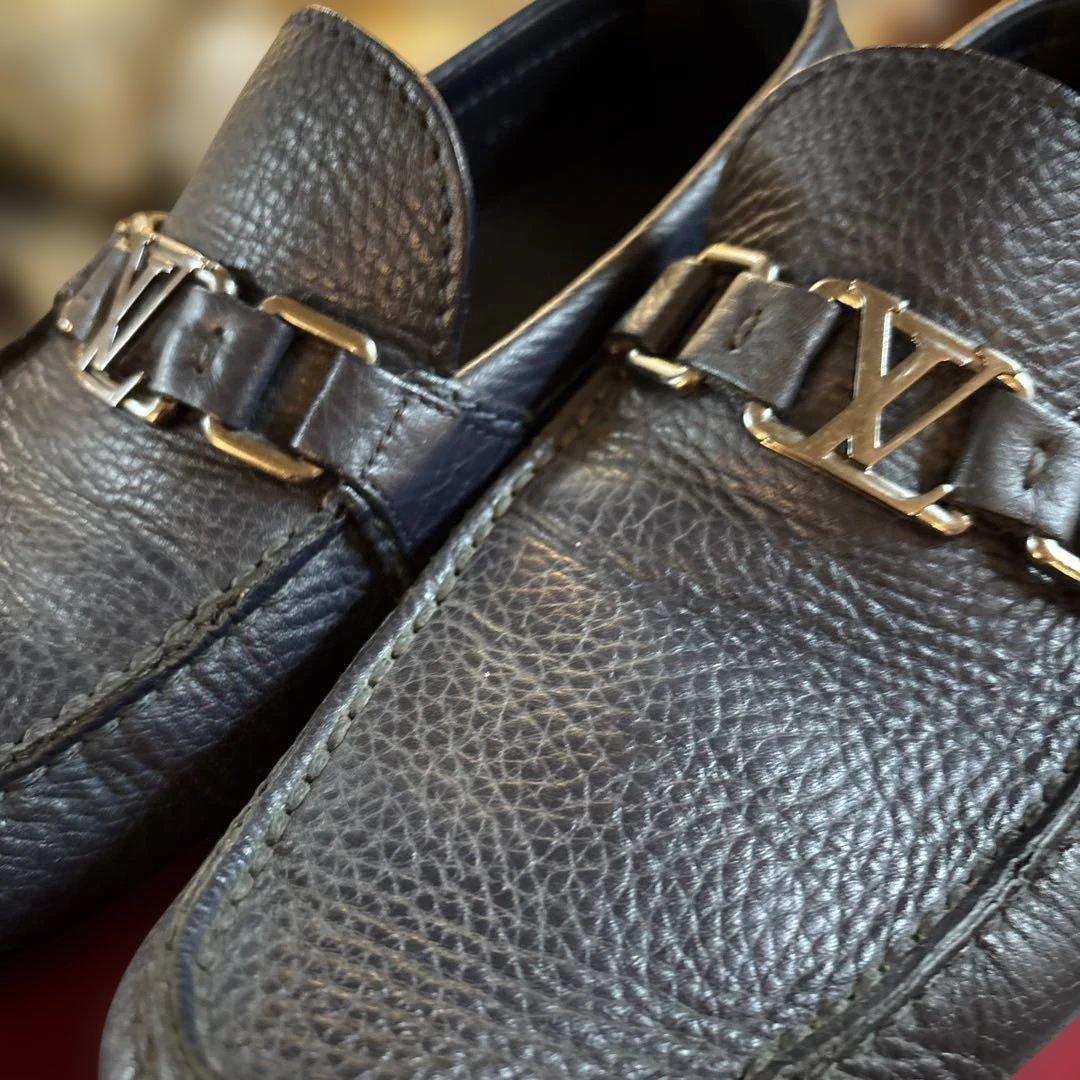 Louis Vuitton 濃紺 ローファー