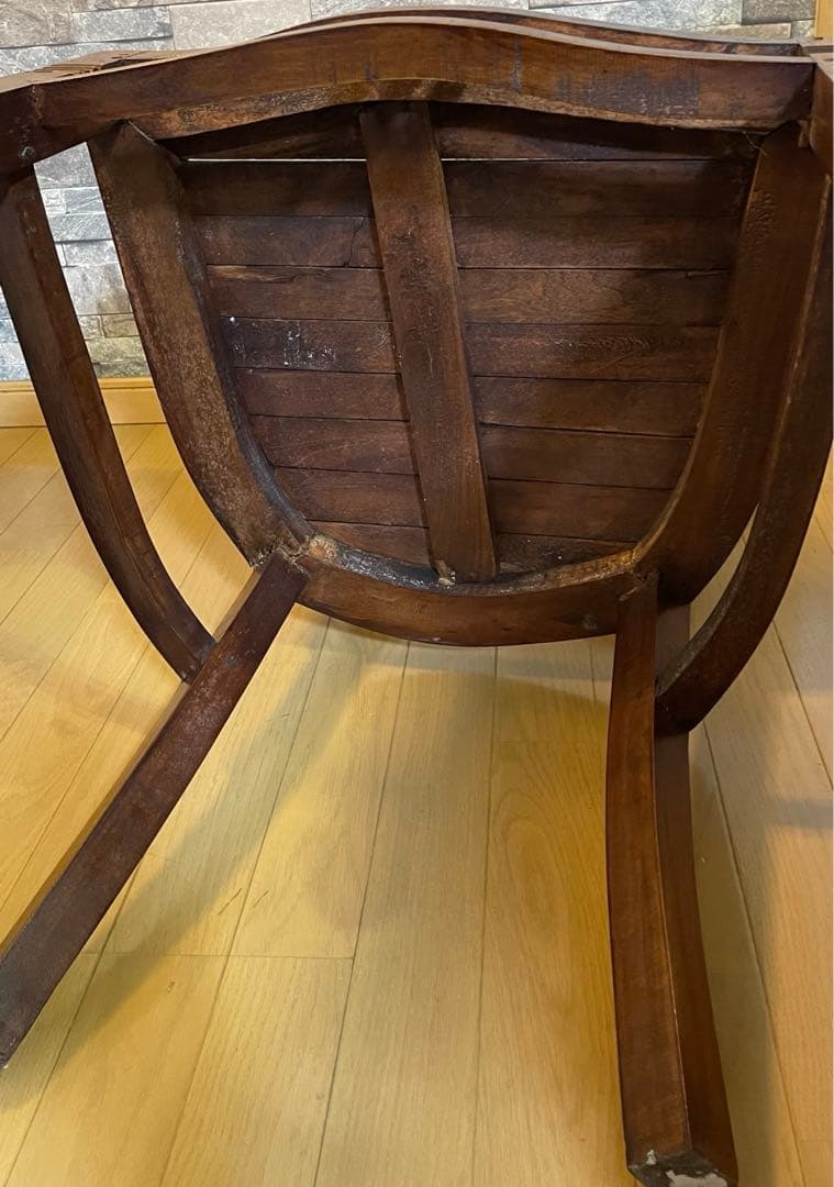 アンティークチェアー　ハンドメイド品　高級質感　インテリア　レトロ　アンティーク